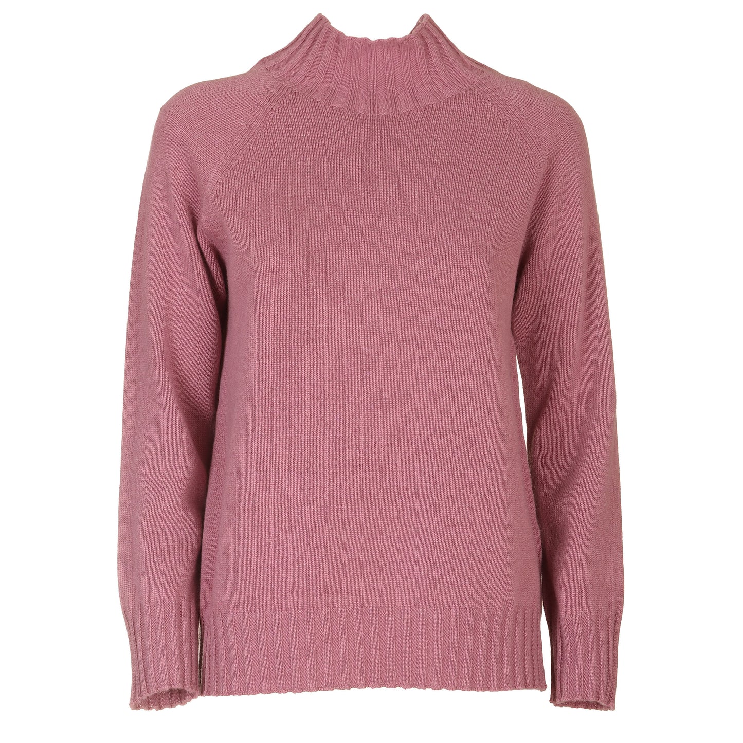 Maglia collo lupetto misto cashmere