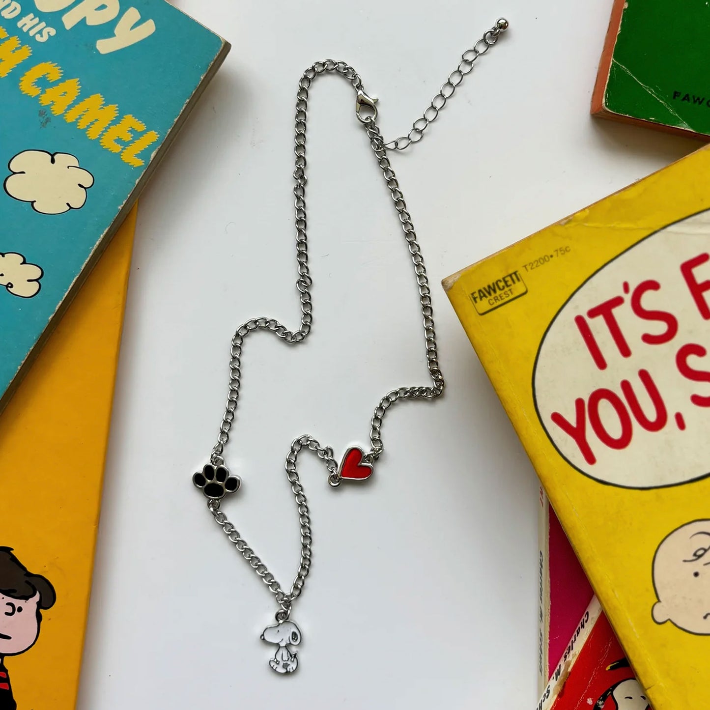 Peanuts Enamel Snoopy Necklace