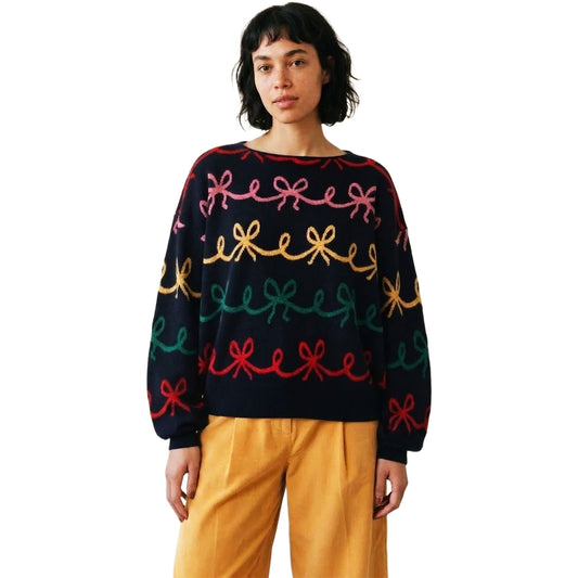 PEPALOVES Maglia Jersey Lazos Nero e Multicolor