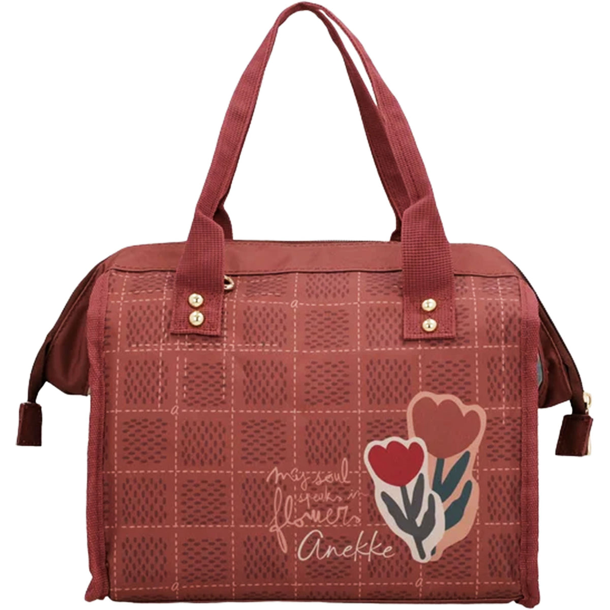 ANEKKE Borsa Porta Pranzo Termica Grande Tulip