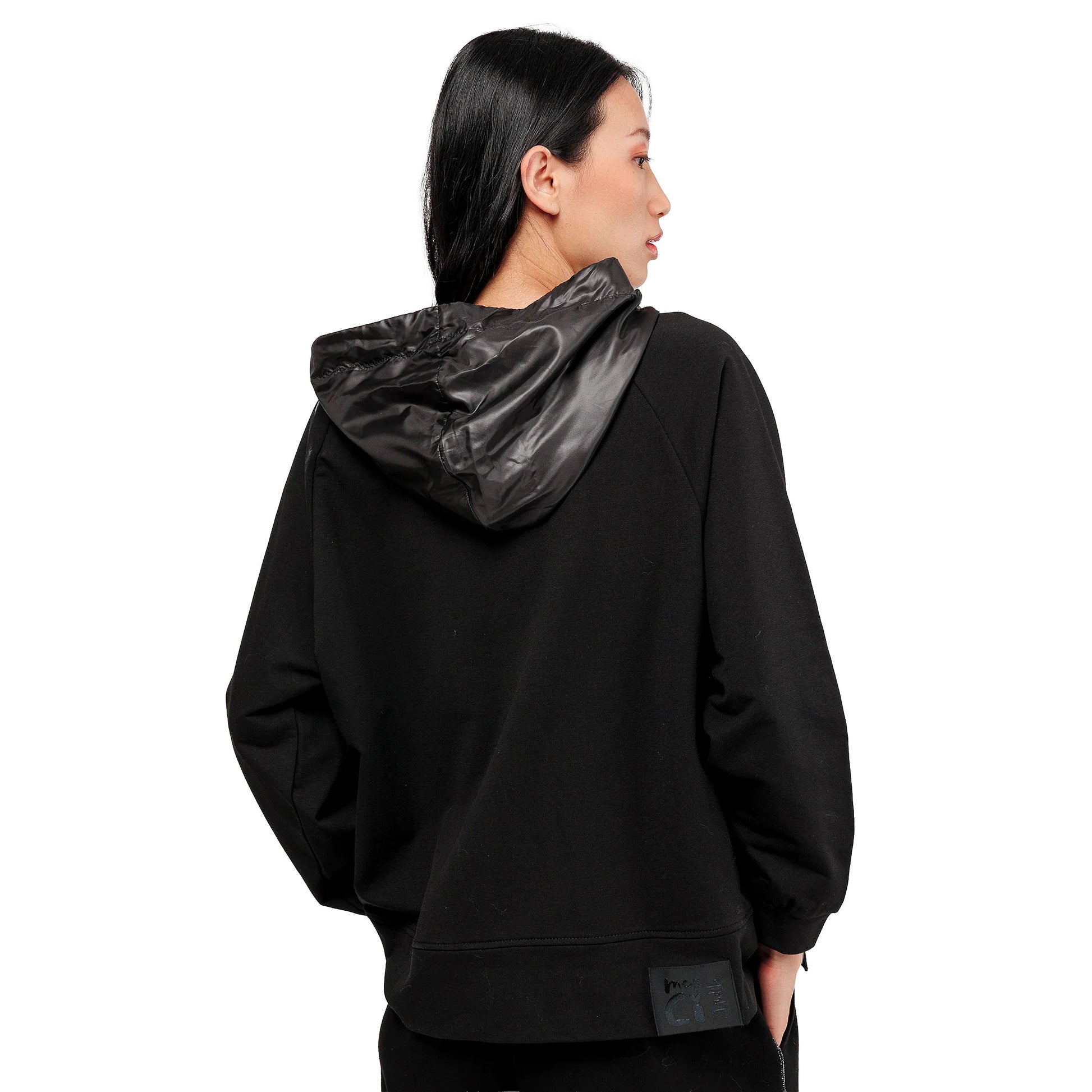 ANEKKE - Felpa con cappuccio nera Nature Koko-ANEKKE-VIALESCARPE