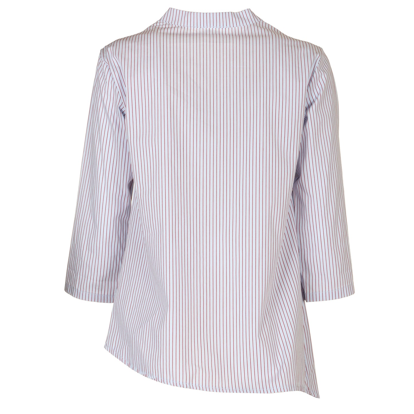 I4-DMCM337GRBO  Camicia asimmetrica in cotone a righe