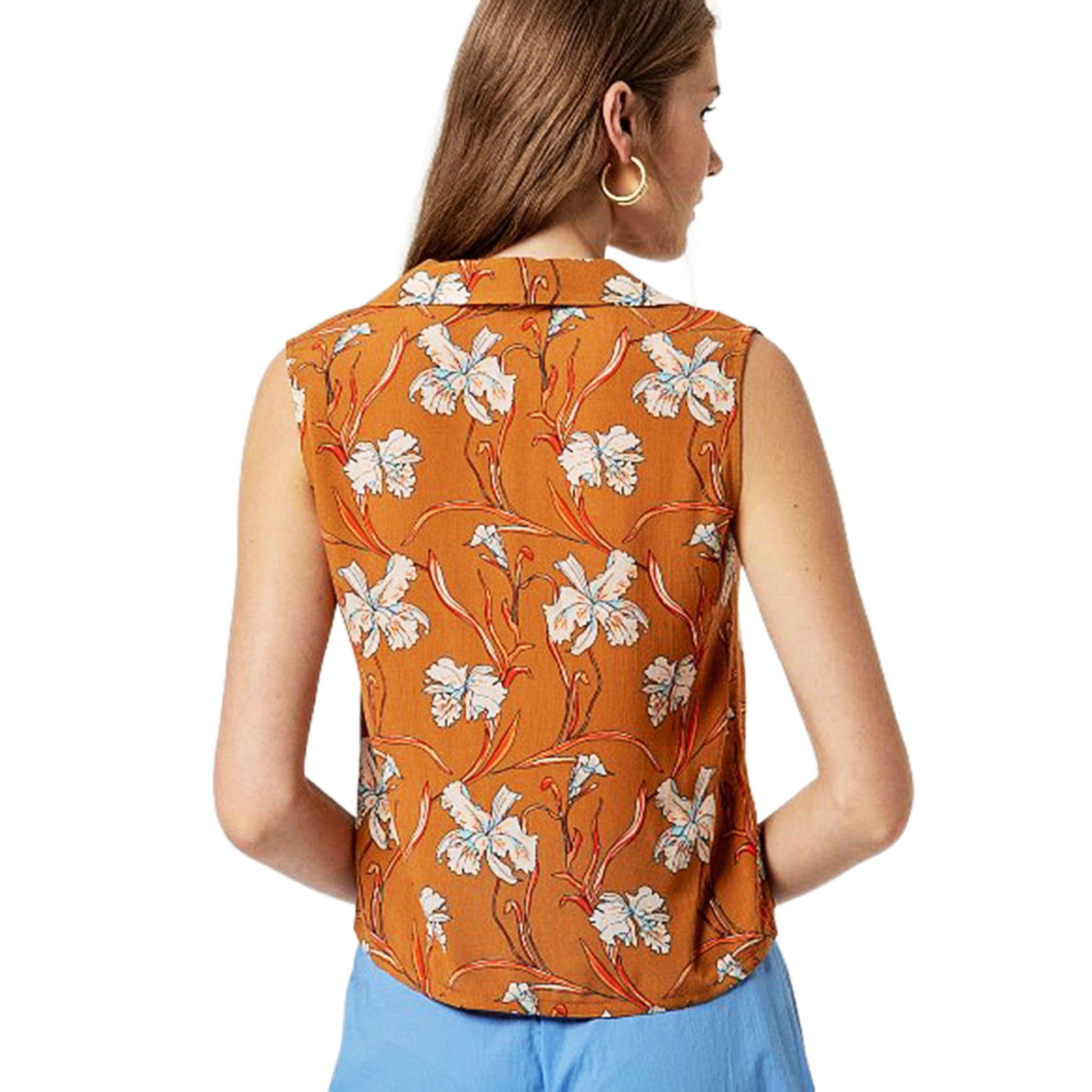 SURKANA Camicia senza maniche Cammello-SURKANA-VIALESCARPE