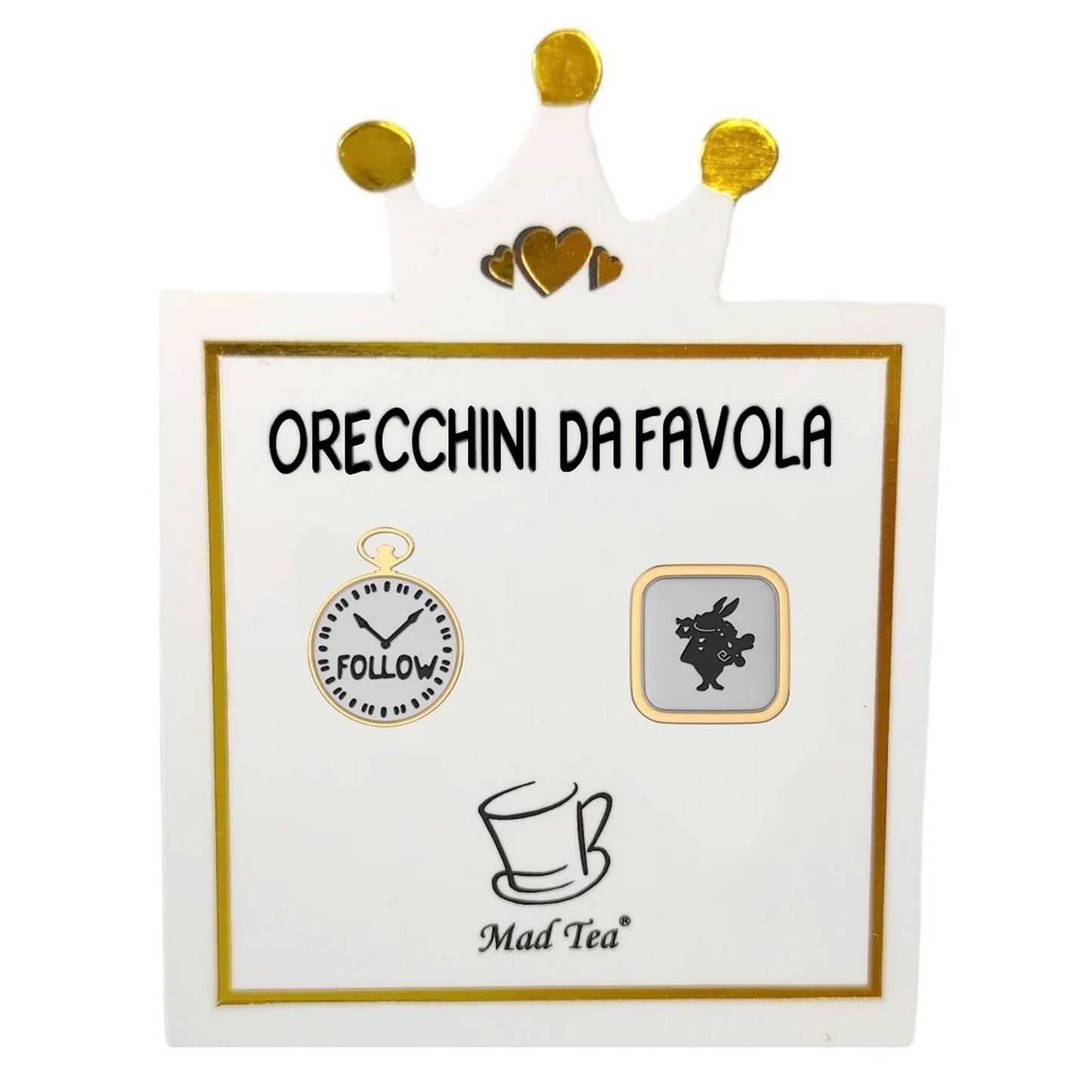 Orecchini - Bianconiglio quadro