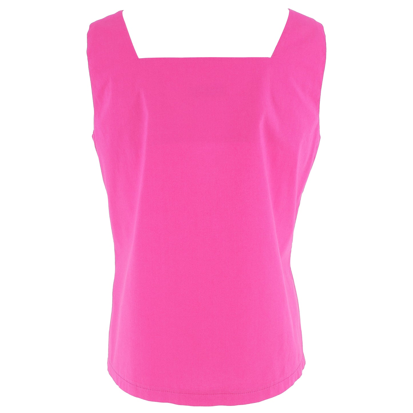 Top Donna KARAKORUM Estella Fucsia in Cotone con Arricciatura Frontale