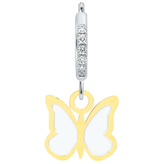 MAD TEA - Orecchini anelle Farfalla del sorriso-MAD TEA-VIALESCARPE