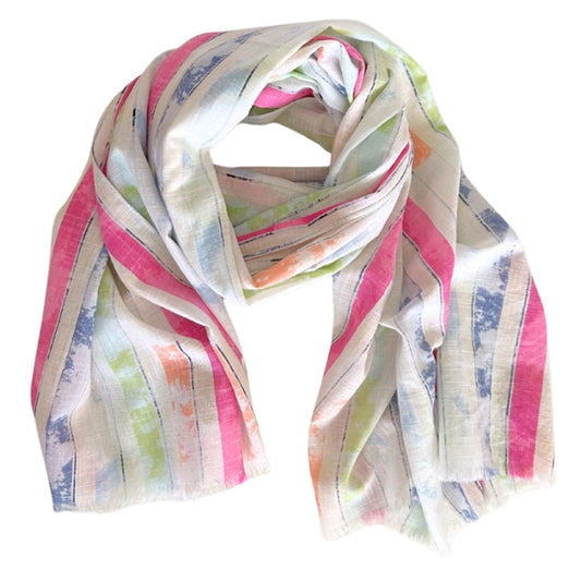 SURKANA Foulard a righe Multicolore