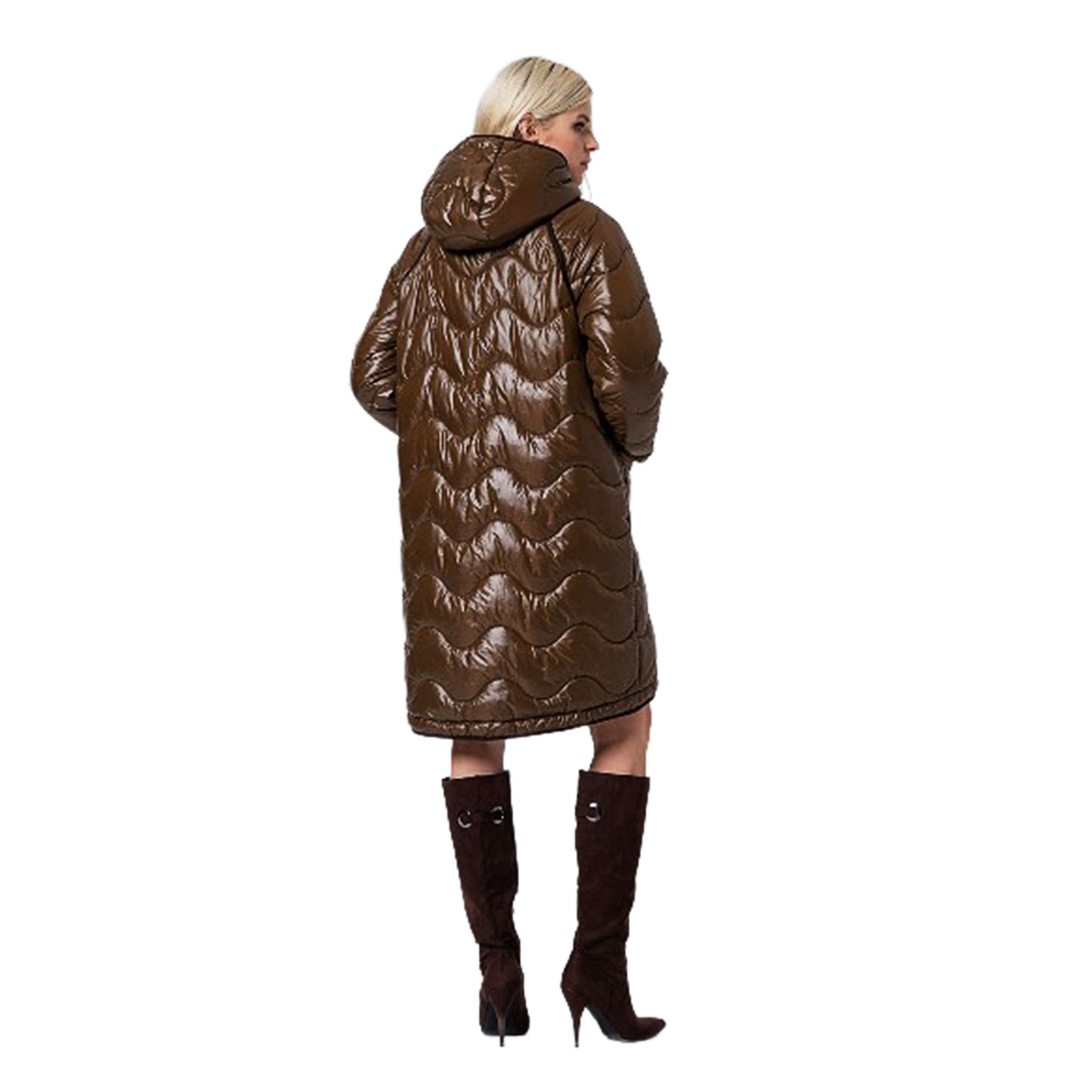 SURKANA - Piumini con dettagli in velluto-SURKANA-VIALESCARPE