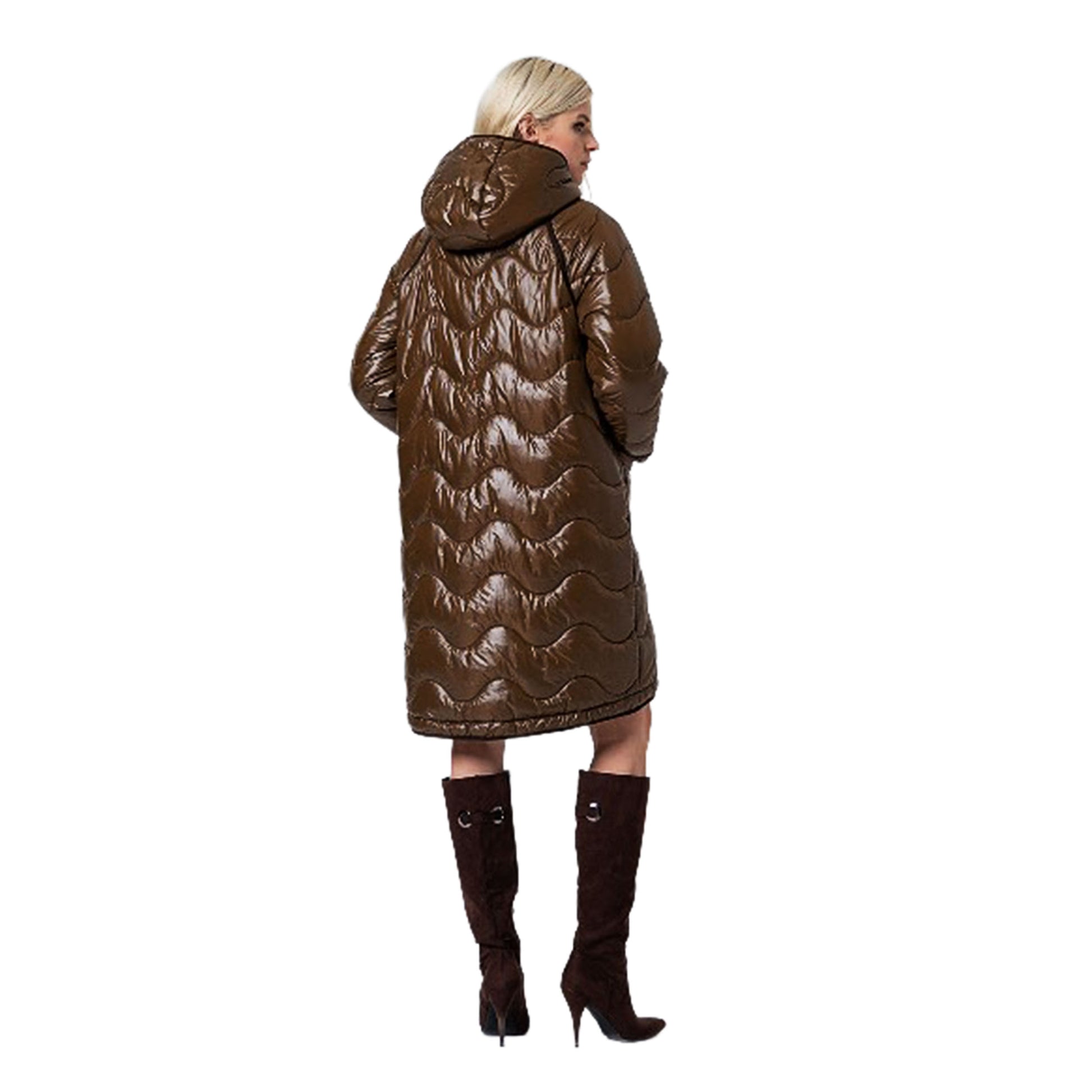 SURKANA - Piumini con dettagli in velluto-SURKANA-VIALESCARPE