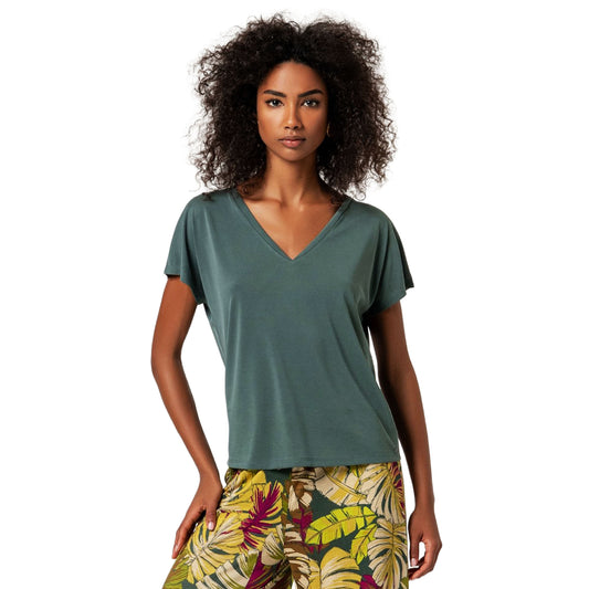 SURKANA T-shirt Senza Maniche con Scollo a V Bottiglia