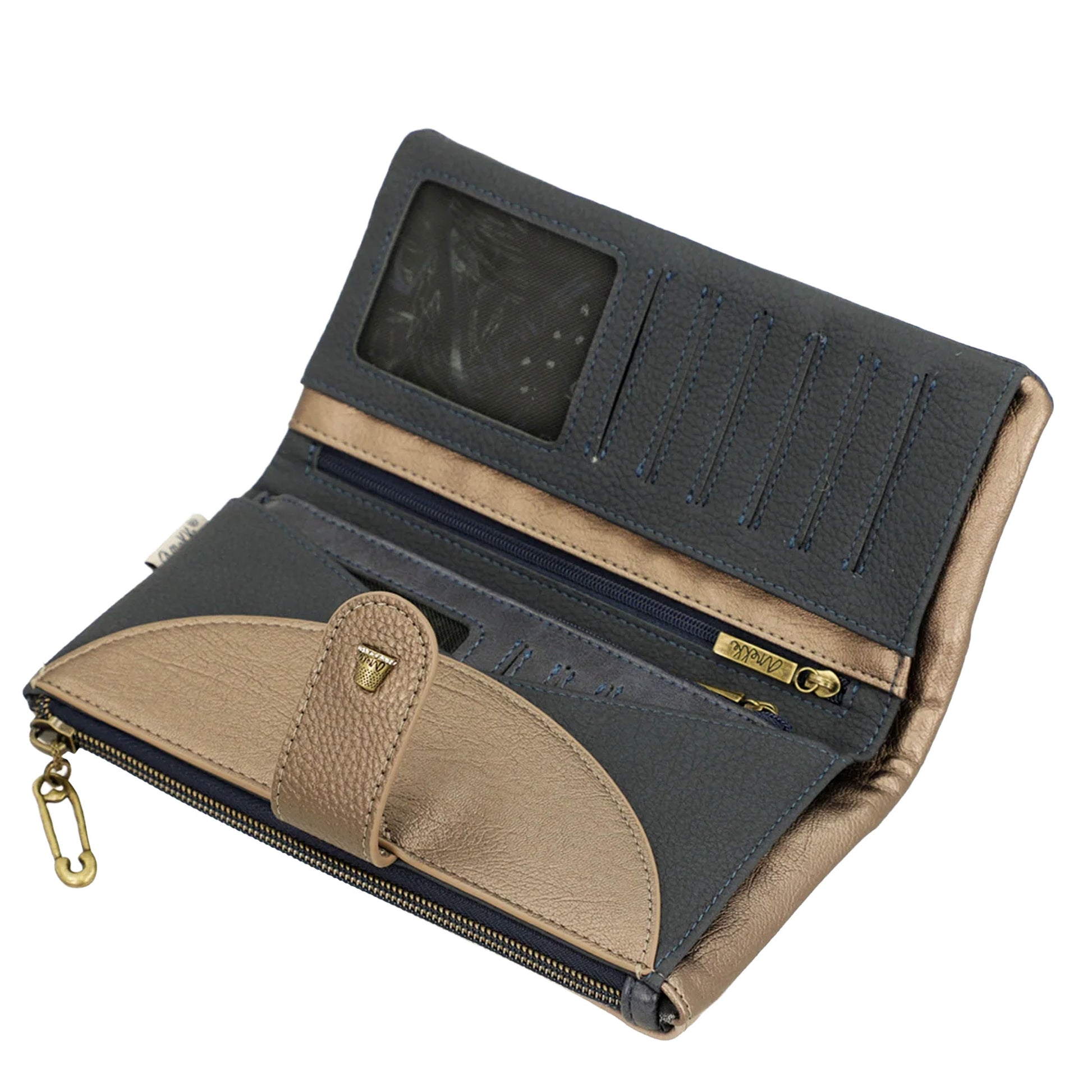 ANEKKE - Portafogli grande flessibile RFID Studio-ANEKKE-VIALESCARPE