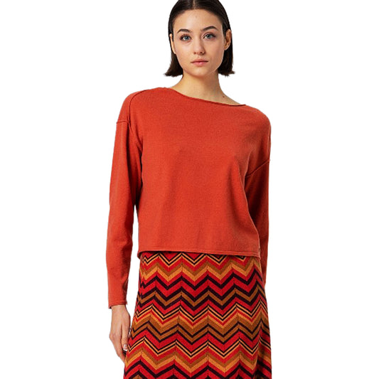 SURKANA - Maglia a coste sottili con scollo rotondo-SURKANA-VIALESCARPE