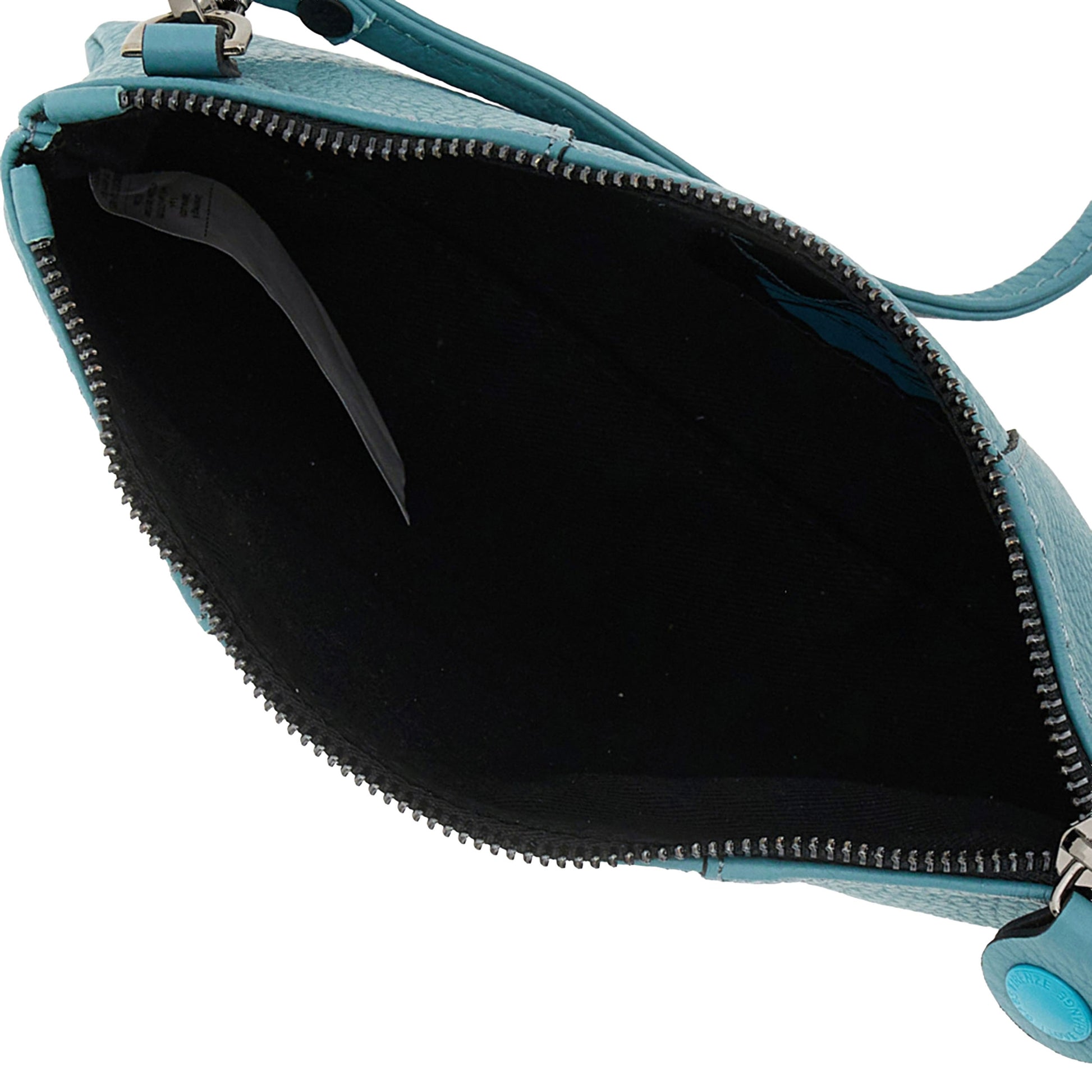 GABS Borsa Pochette "BEYONCE" in Pelle Martellata Citron-GABS-VIALESCARPE