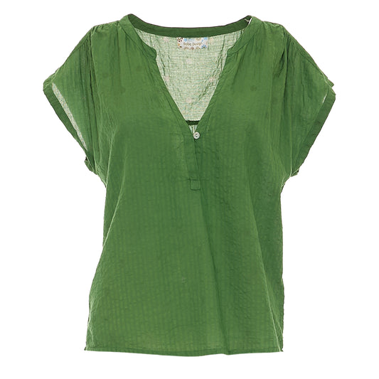 BABA DESIGN Blusa  NATURAL SHINE Verde