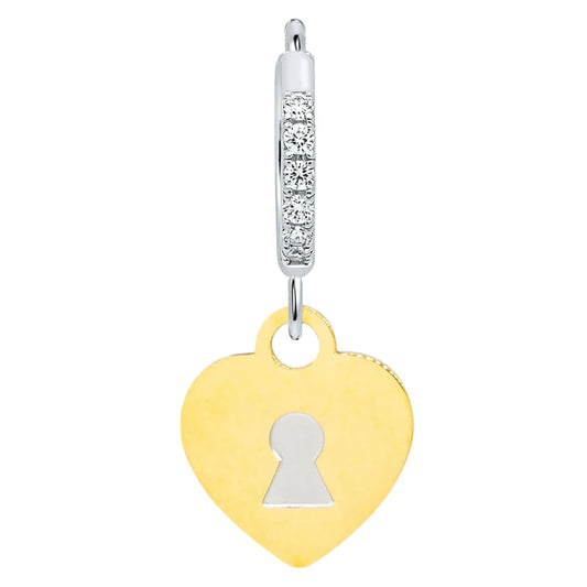 MAD TEA - Orecchini anelle Serratura di Alice in Wonderland-MAD TEA-VIALESCARPE