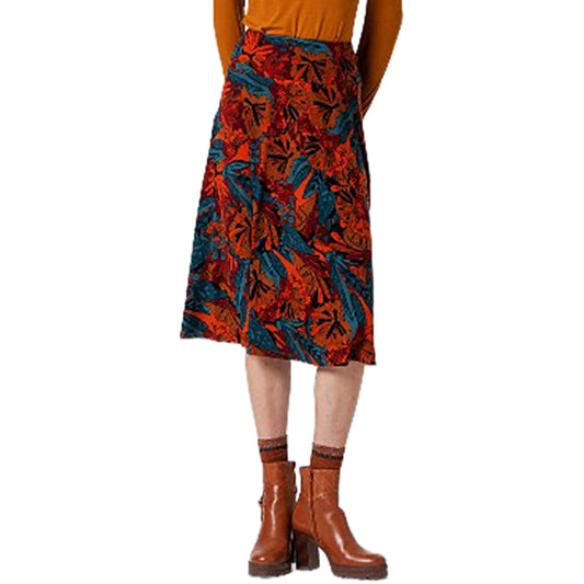 SURKANA - Printed midi skirt with flared cut