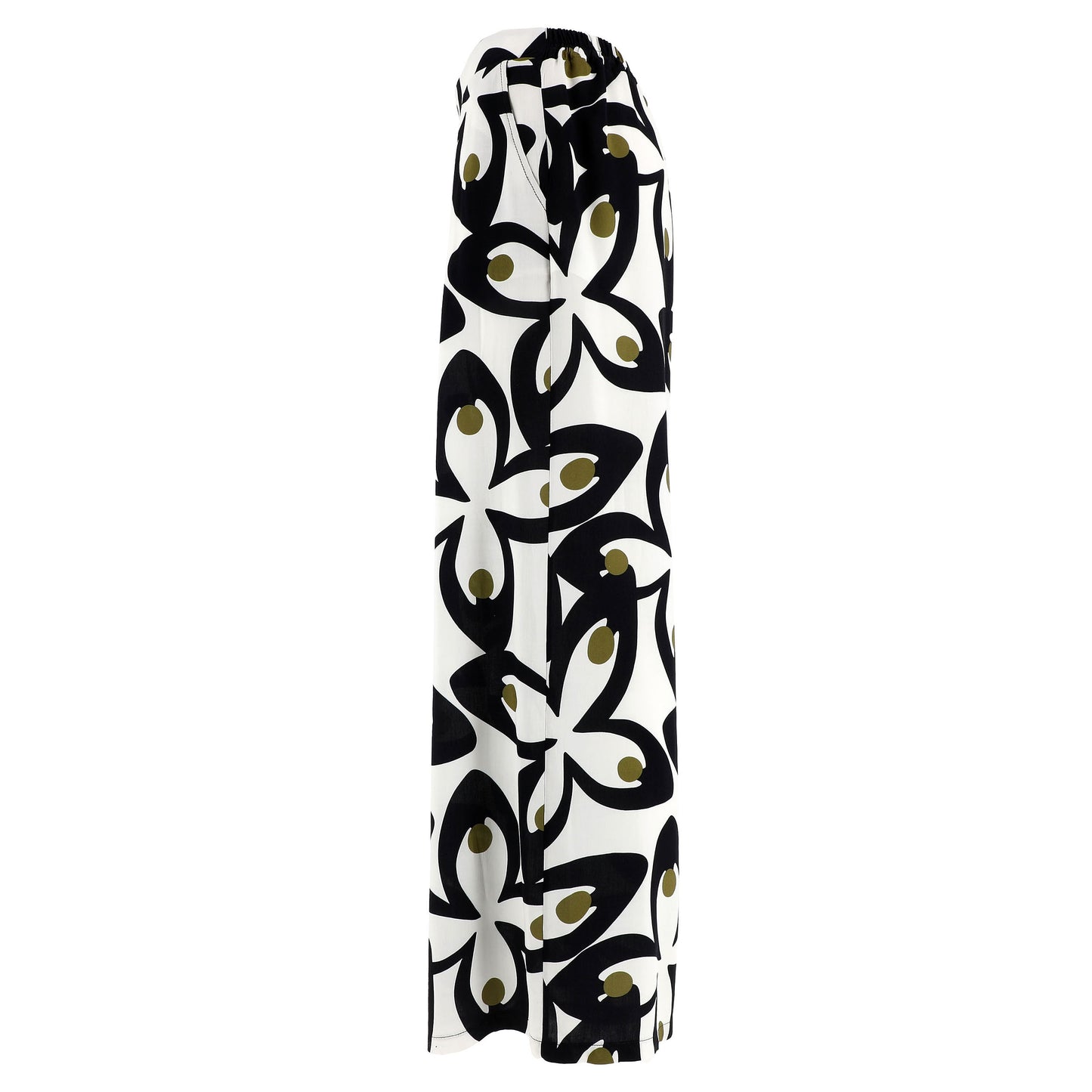 KARAKORUM Pantaloni FIAMMA Panna e Nero-KARAKORUM-VIALESCARPE