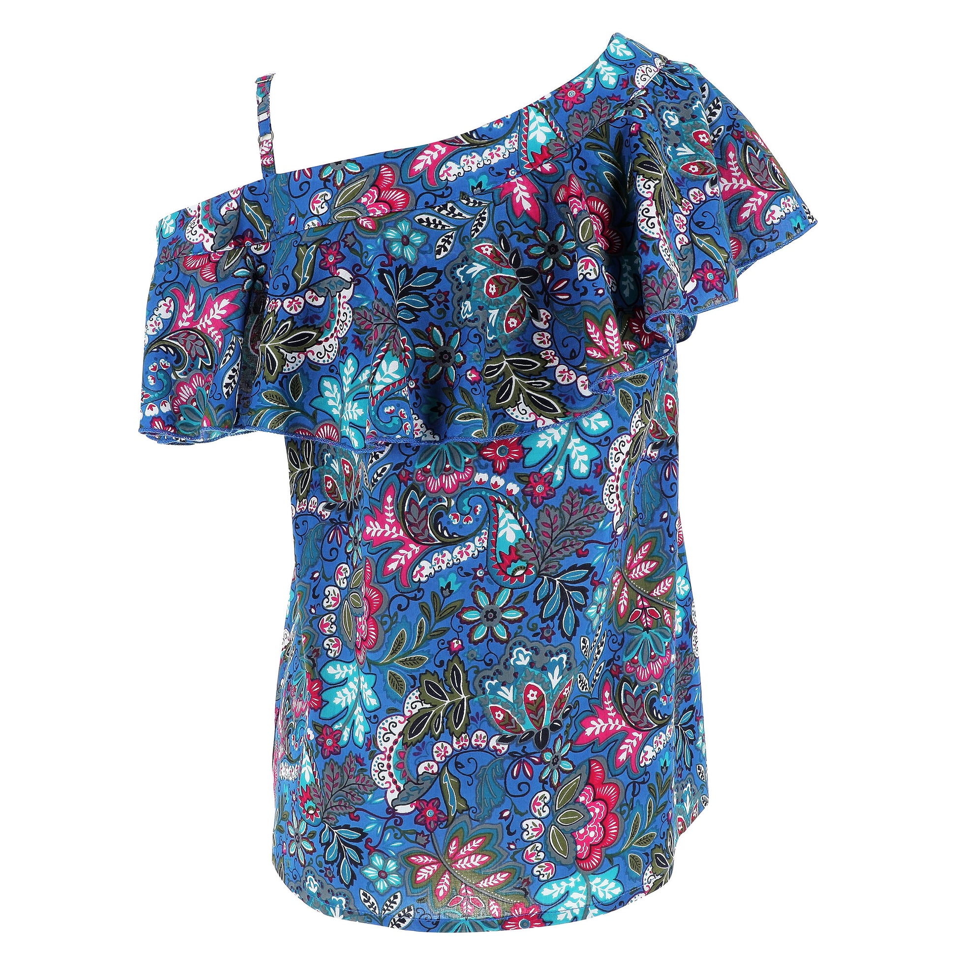 KARAKORUM Top ROANA Blu-KARAKORUM-VIALESCARPE