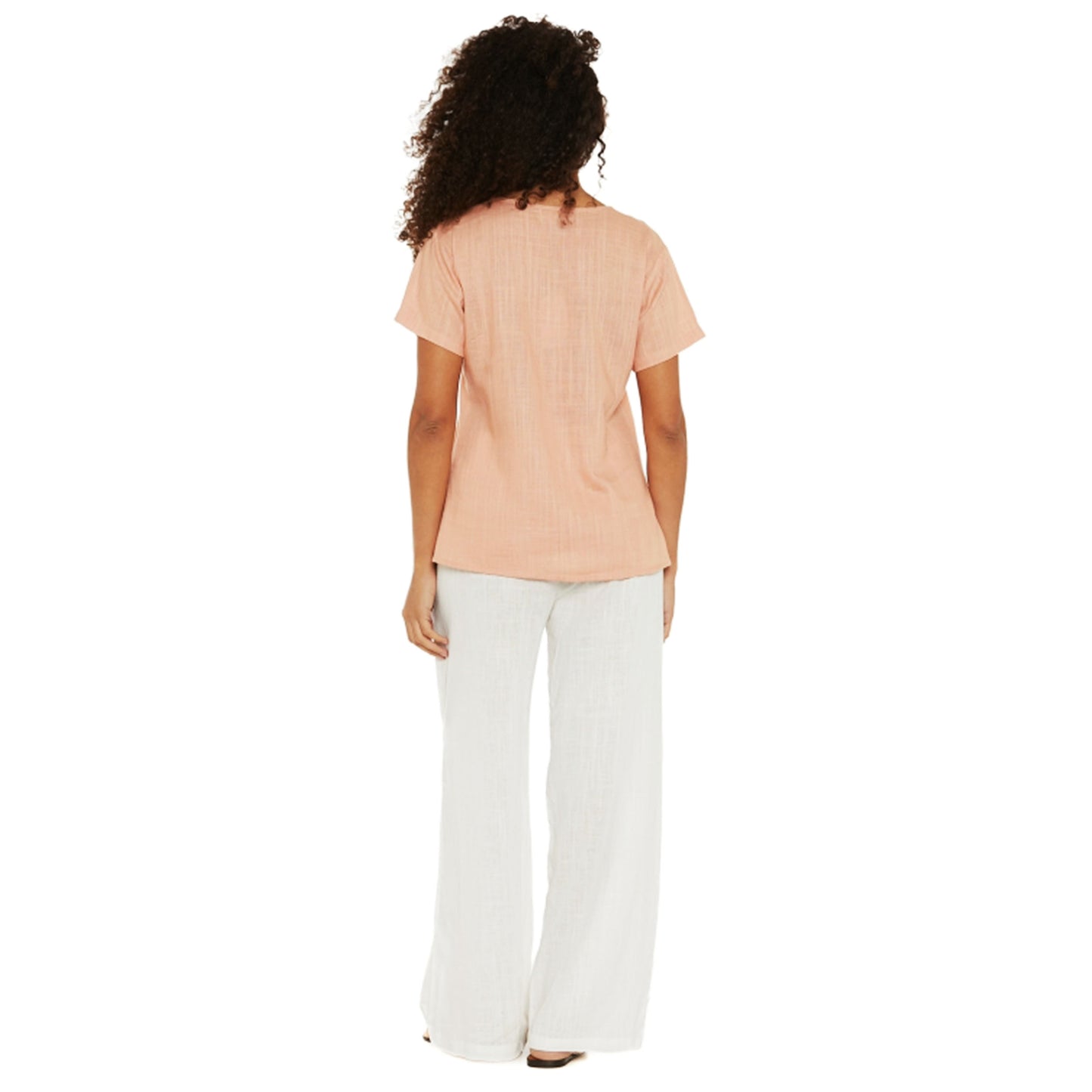 BABA DESIGN - Pantaloni dritti Linen Luxe