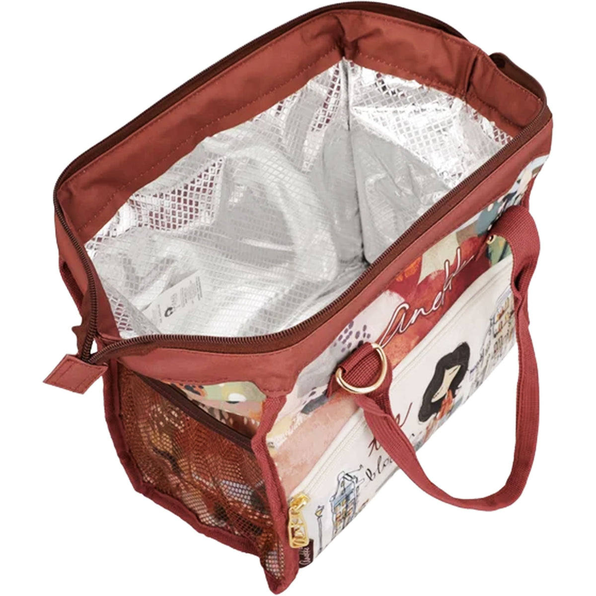 ANEKKE Borsa Porta Pranzo Termica Grande Tulip