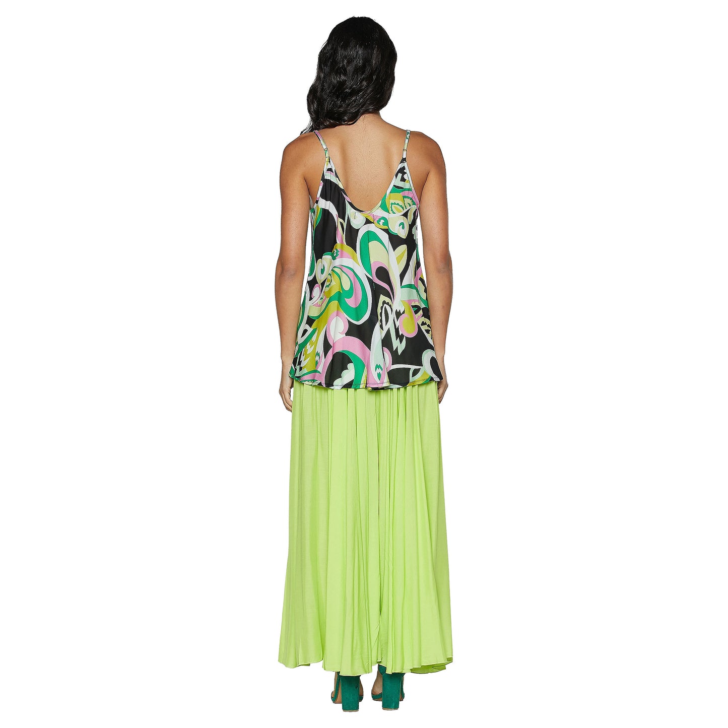 BABA DESIGN Top GREEN NECTAR Multicolor