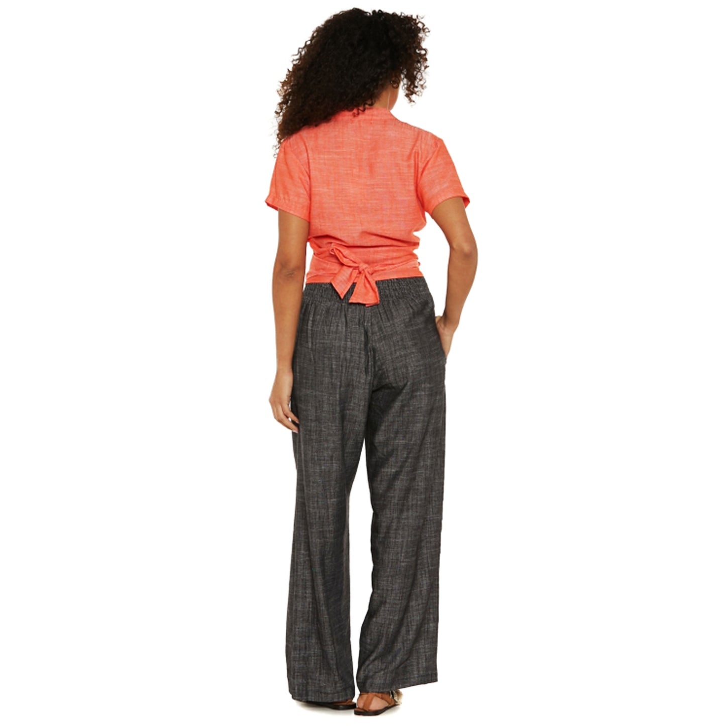 BABA DESIGN - Pantaloni morbidi Crinkle Sunbeam
