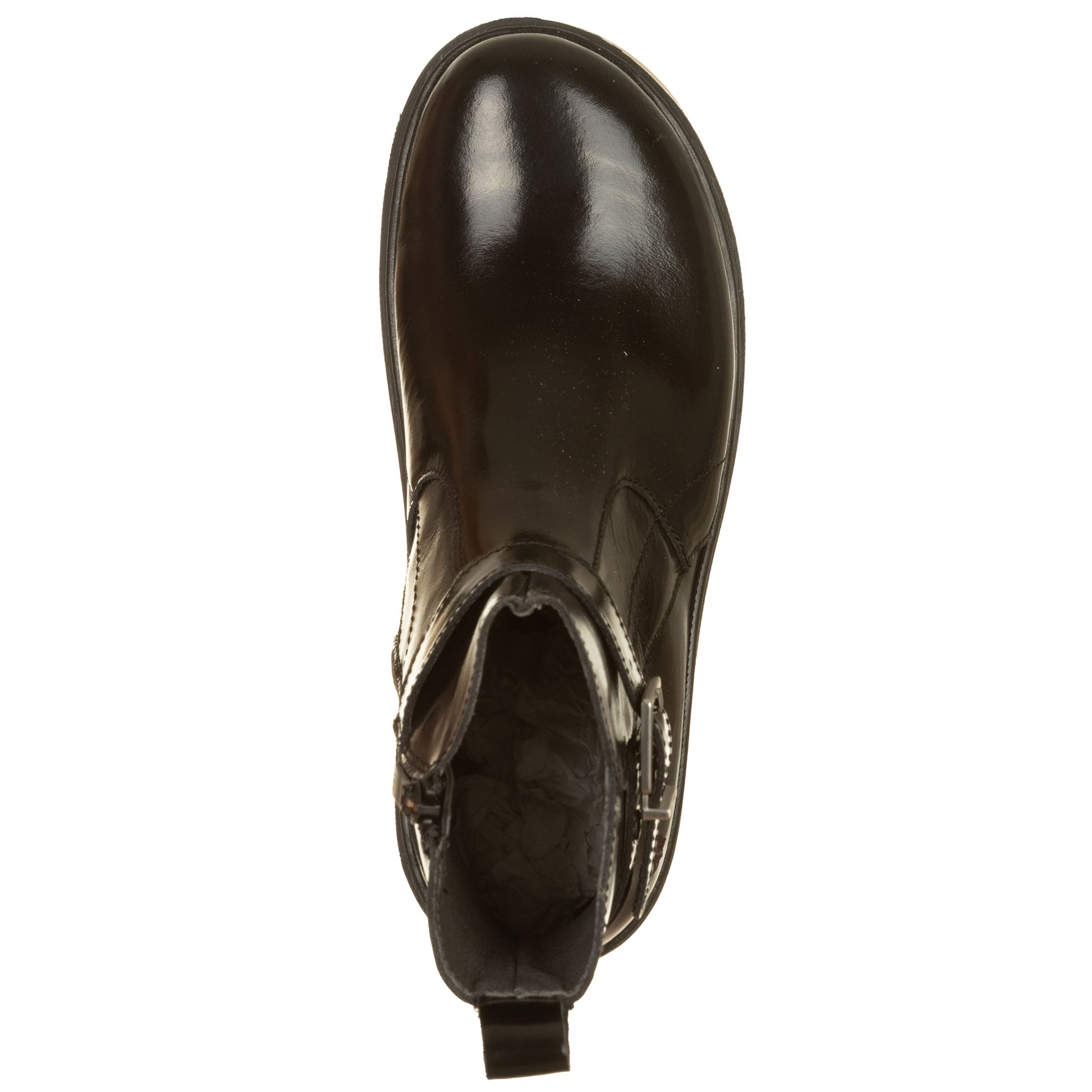 ART Stivaletti LEEDS Nappa Shinny Nero Vialescarpe