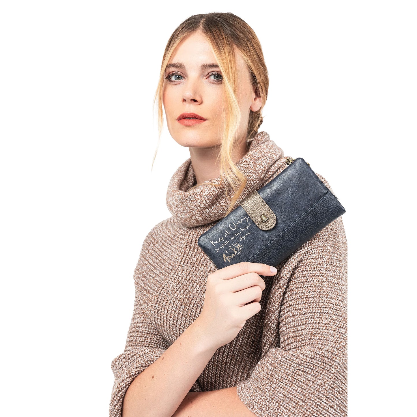 ANEKKE - Portafogli grande flessibile RFID Studio-ANEKKE-VIALESCARPE