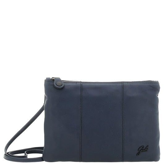 GABS Borsa Pochette "BEYONCE" in Pelle Martellata Blu