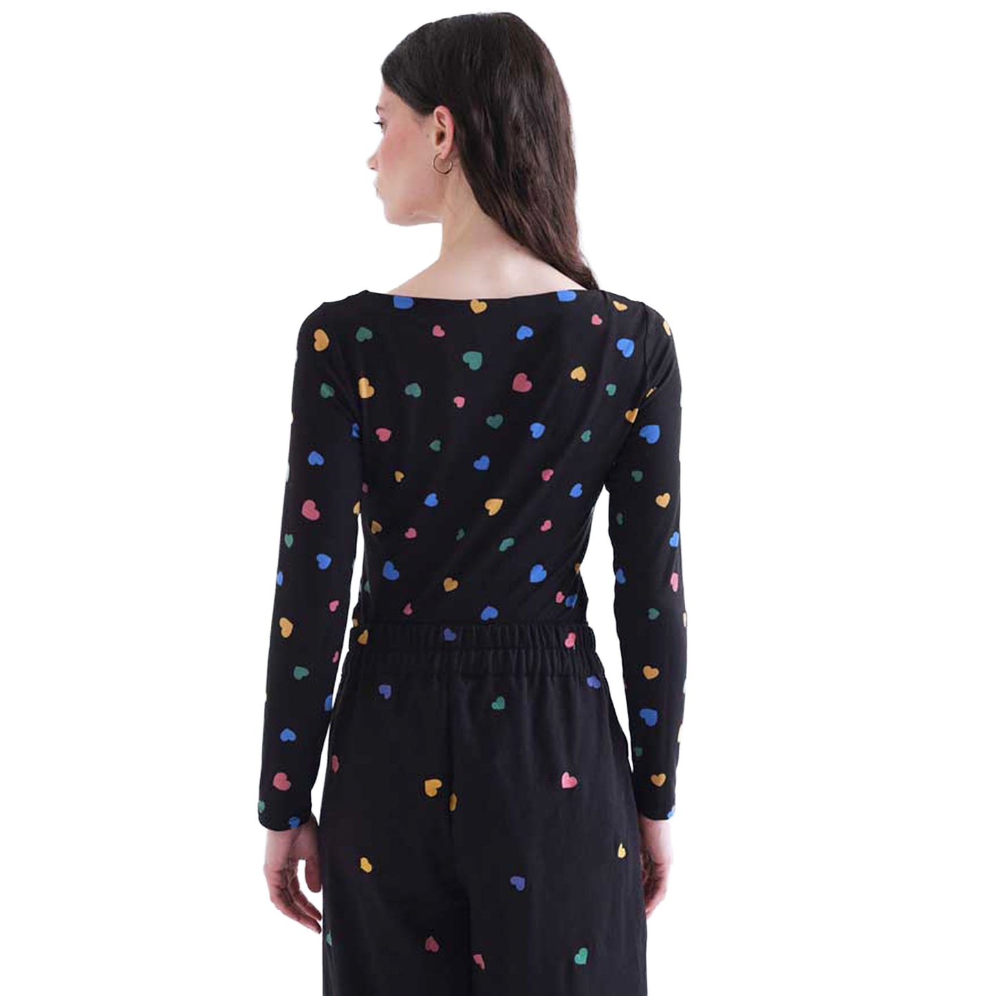 COMPAÑÍA FANTÁSTICA T-shirt manica lunga Candy Nera