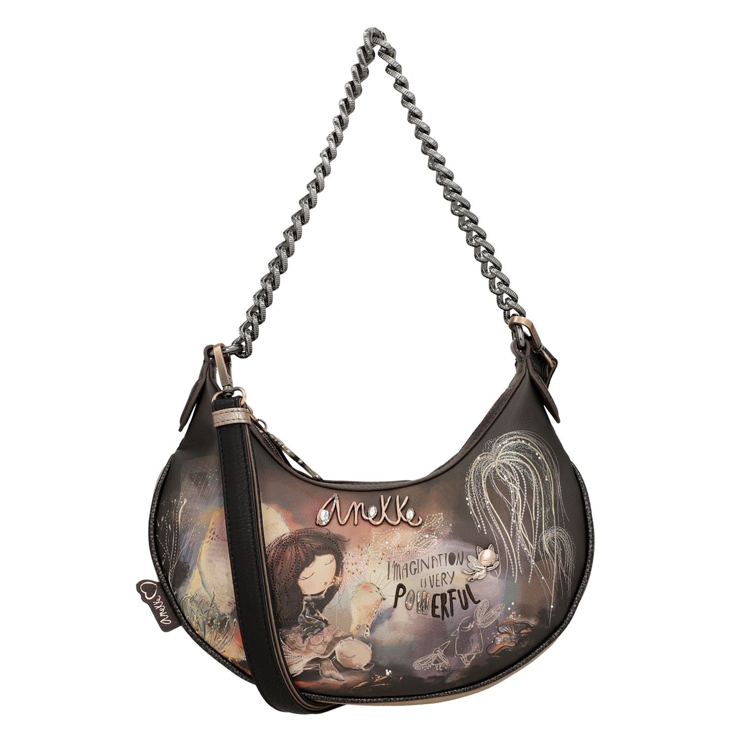 Borsa a tracolla Dreamverse con manico in metallo