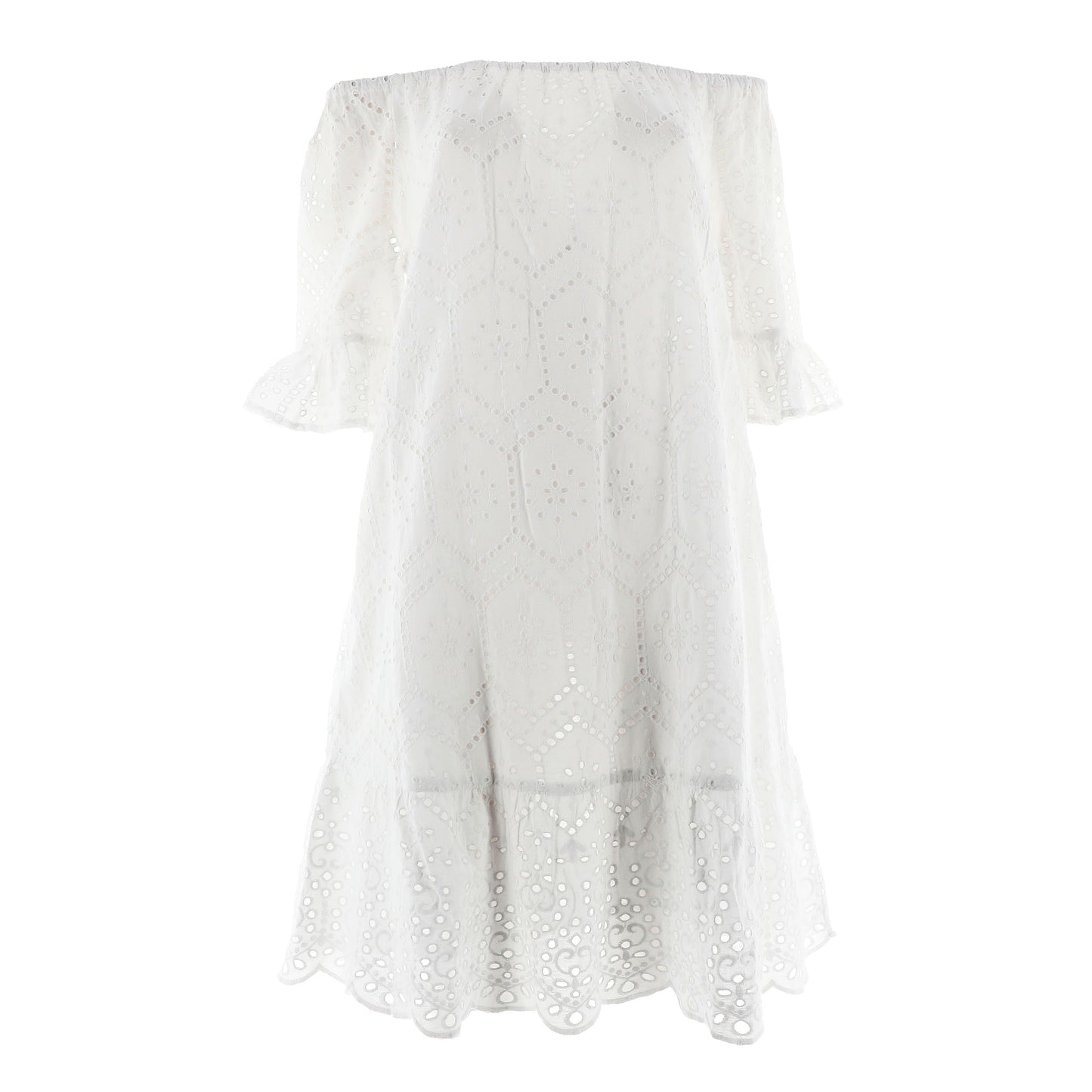 KARAKORUM Vestito corto TAIPEI Bianco