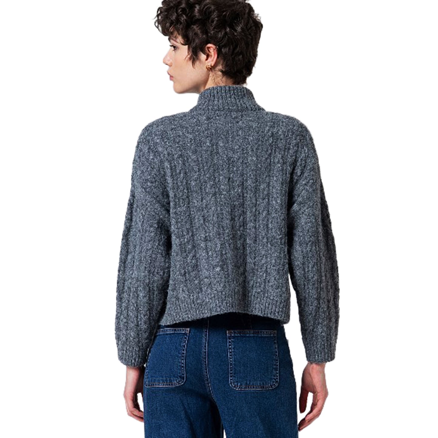 SURKANA - Cardigan oversize in maglia attorcigliata-SURKANA-VIALESCARPE