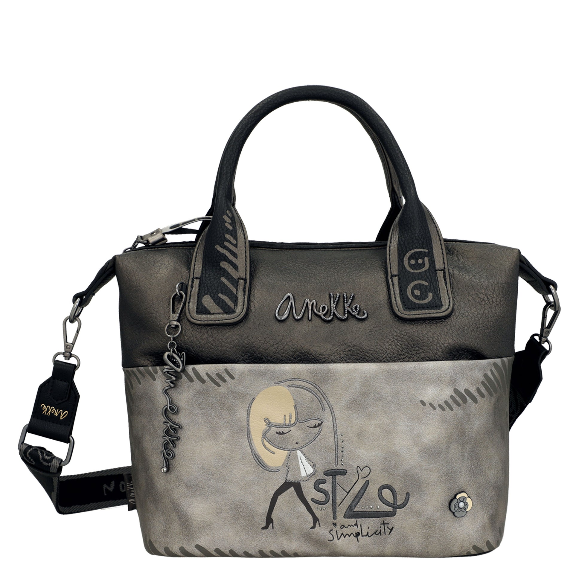 ANEKKE - Borsa piccola con manici Nature Koko-ANEKKE-VIALESCARPE