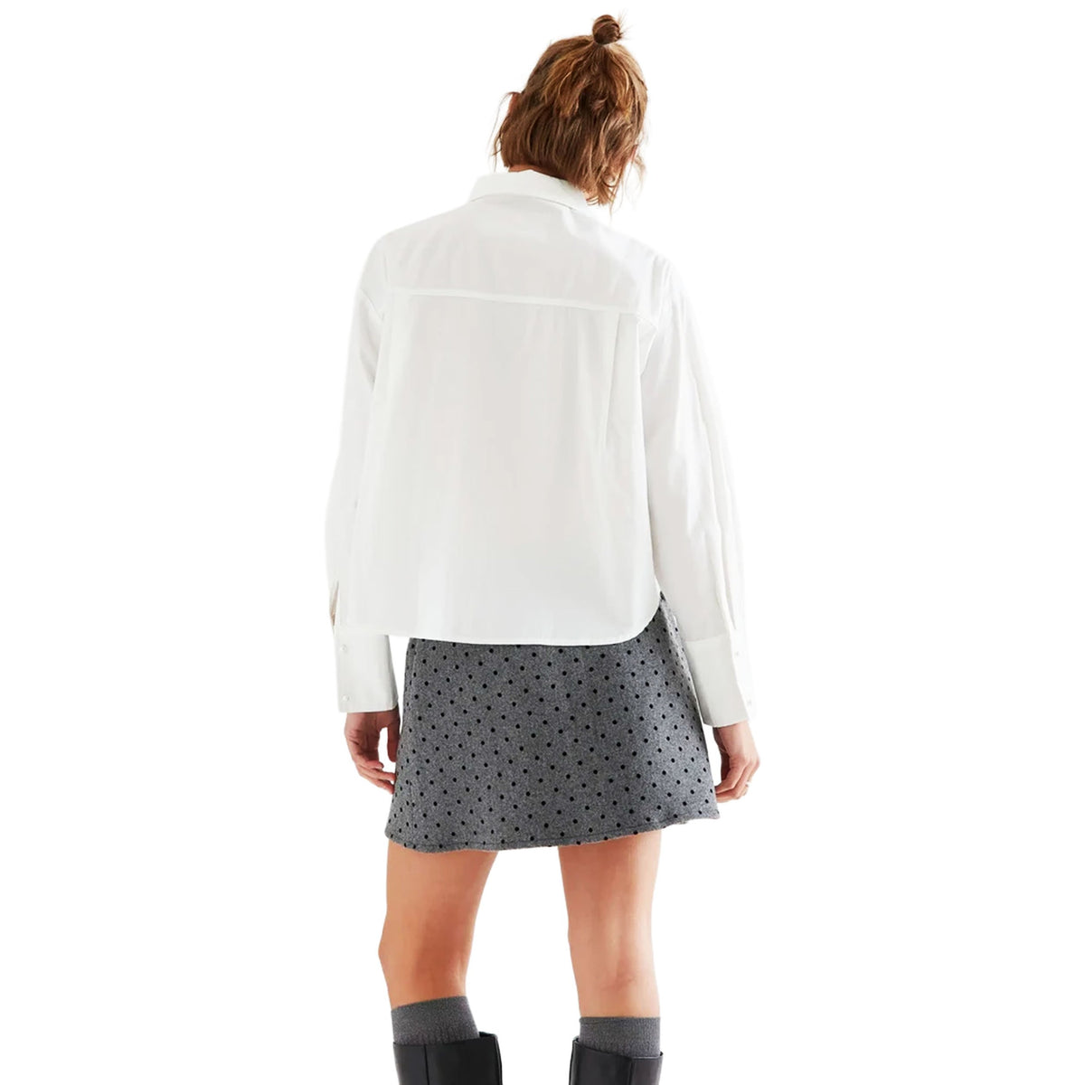 COMPAÑÍA FANTÁSTICA Camicia bianca in cotone a righe