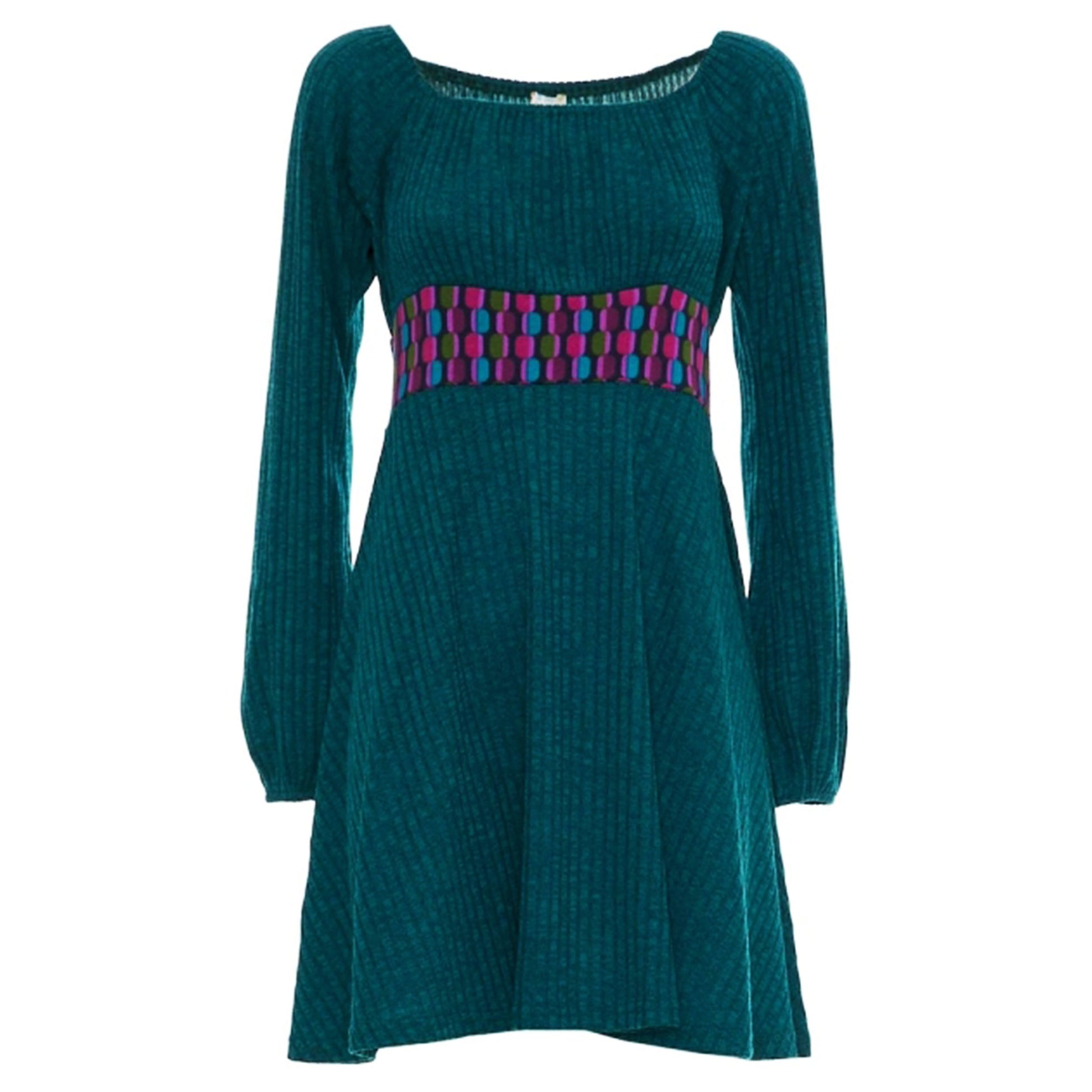 BABA Design - Abito corto ART ON WALL linea godet-Baba design-VIALESCARPE