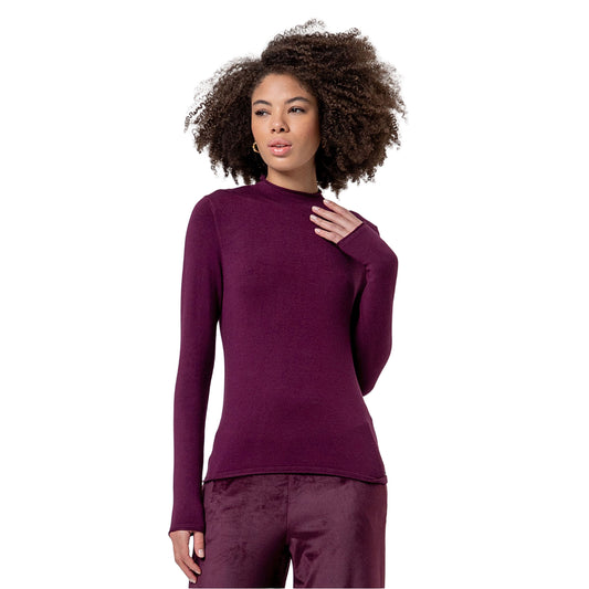 SURKANA Maglione Lupetto in Maglia Fine Cherry-SURKANA-VIALESCARPE