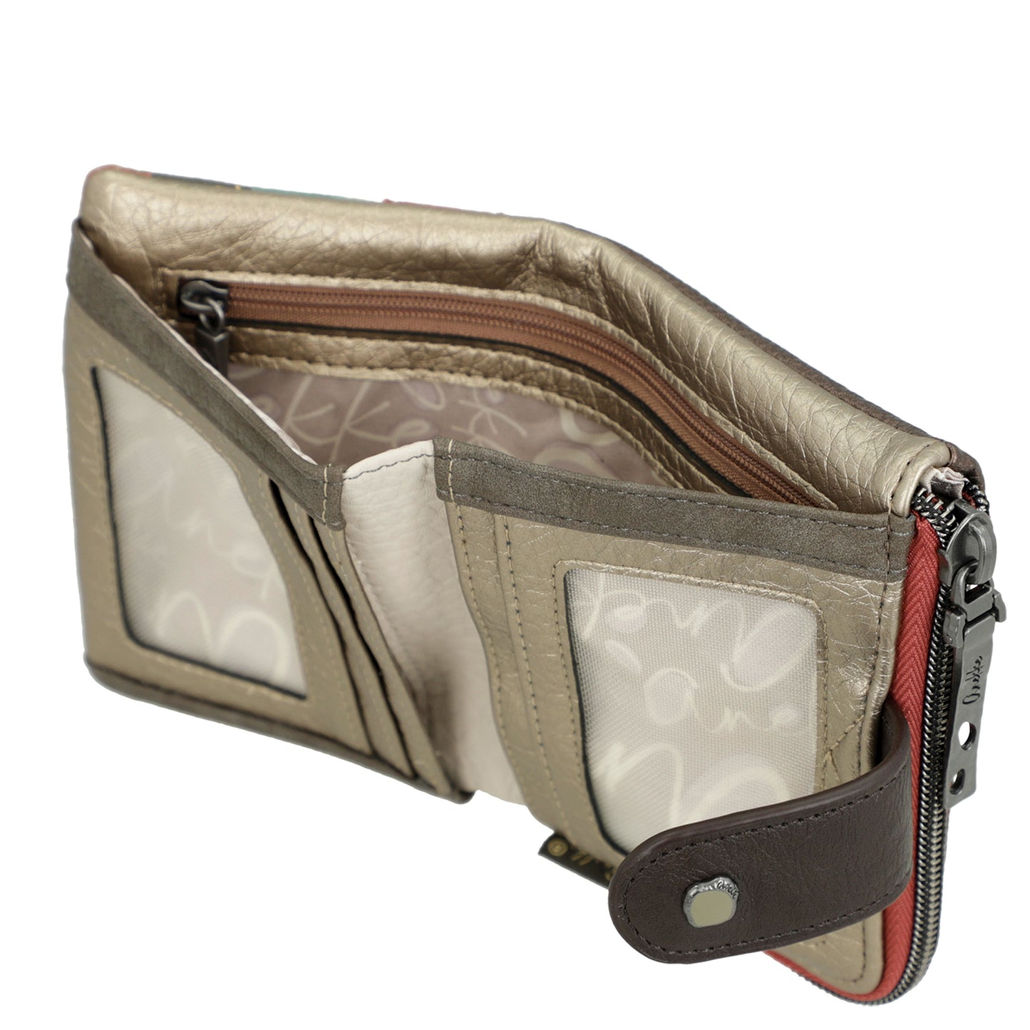 ANEKKE Portamonete piccolo flessibile RFID Muse-ANEKKE-VIALESCARPE