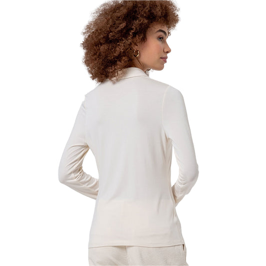 SURKANA Camicia Aderente in Bambù Crudo