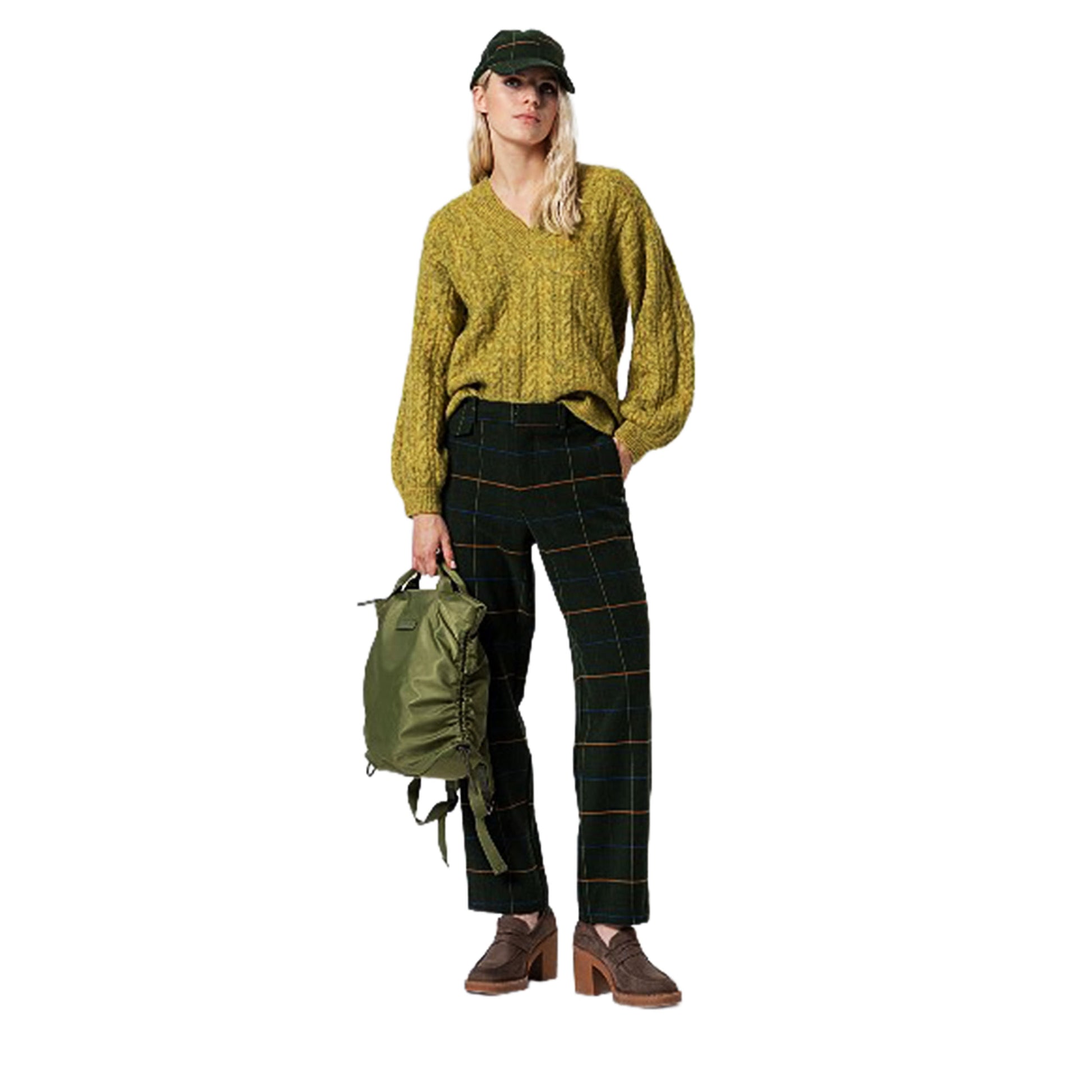 SURKANA - Maglione oversize a trecce-SURKANA-VIALESCARPE