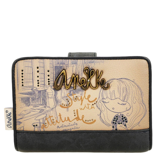 ANEKKE - Portafogli medio RFID Studio