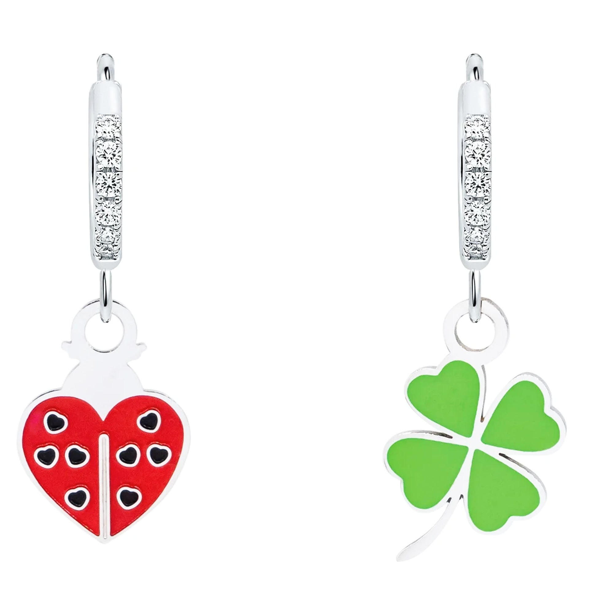 MAD TEA - Orecchini anelle Quadrifolio-MAD TEA-VIALESCARPE