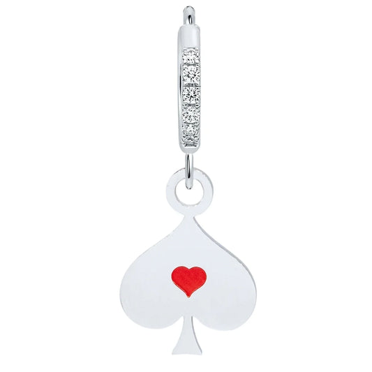 MAD TEA - Orecchini anelle L’illusione del Cappellaio Matto - Asso-MAD TEA-VIALESCARPE