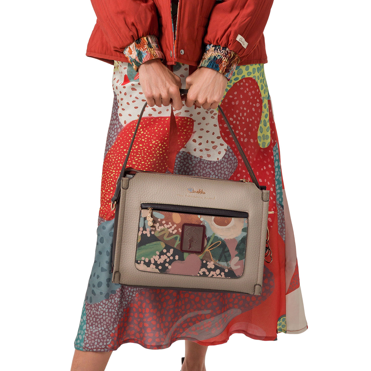 ANEKKE Borsa a Spalla e Tracolla Blossom