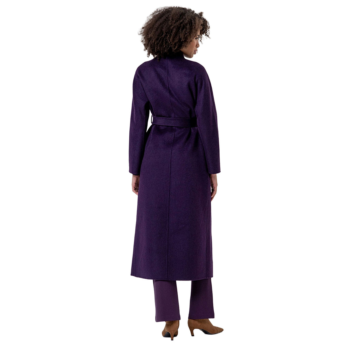 SURKANA Cappotto lungo incrociato Viola