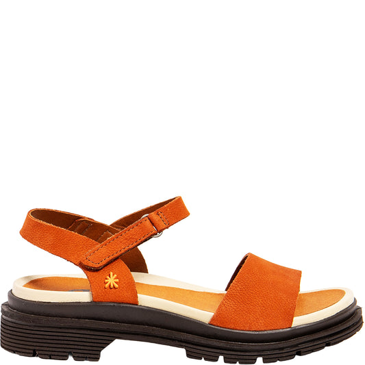 ART COMPANY Sandali BIRMINGHAM nubuck color arancio scuro-marrone