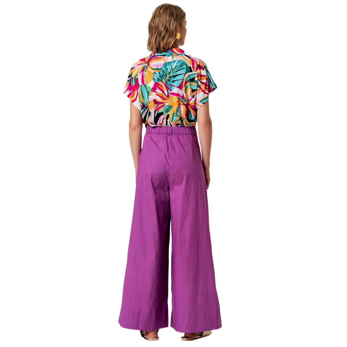SURKANA Pantaloni Larghi con Canesù Nero-SURKANA-VIALESCARPE