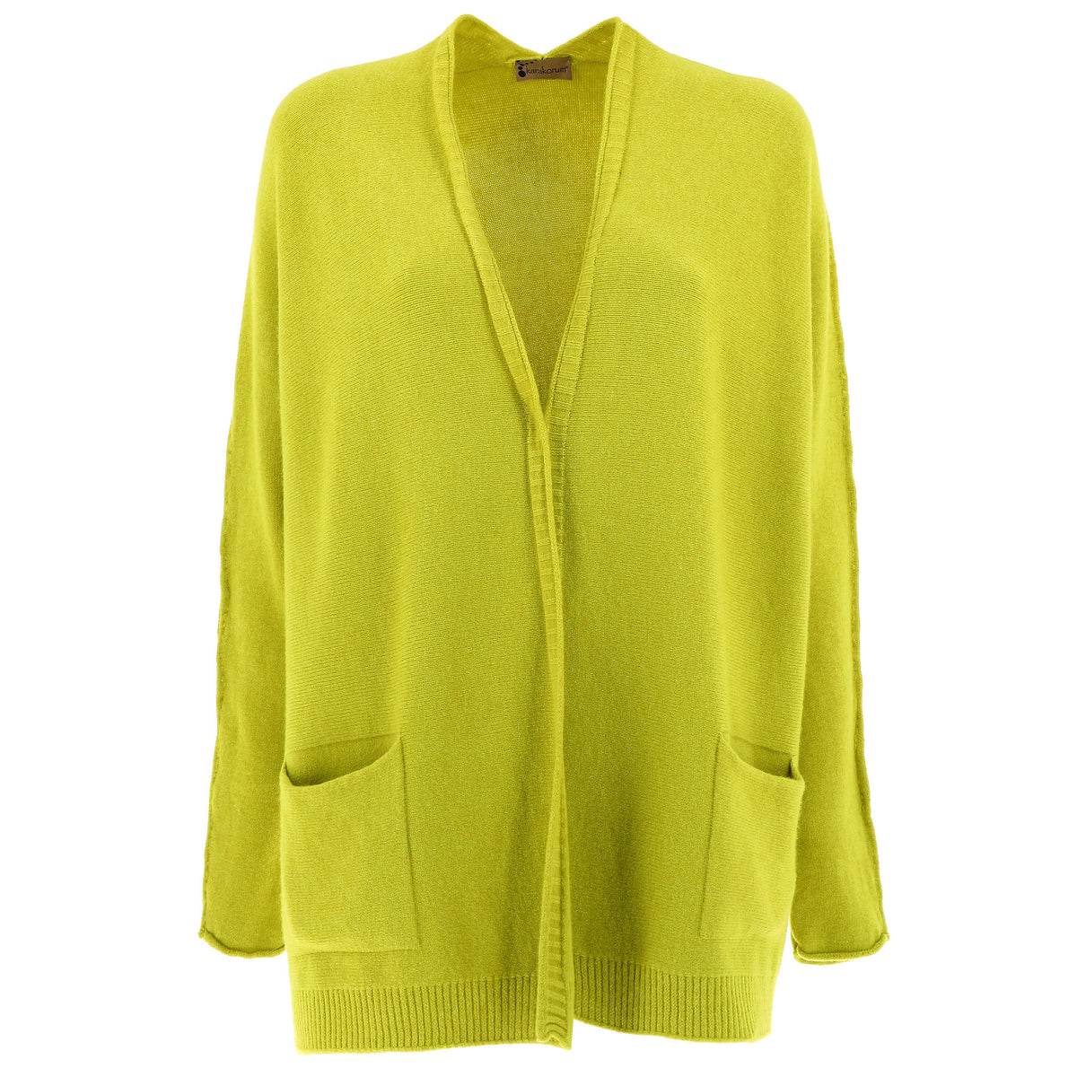 KARAKORUM Cardigan Bianca lime