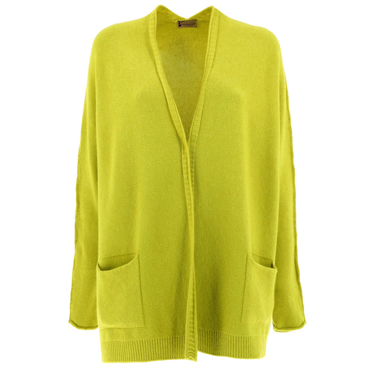 KARAKORUM Cardigan Bianca lime