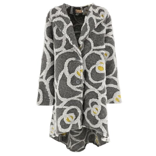 KARAKORUM Cappotto Federica grigio in misto lana